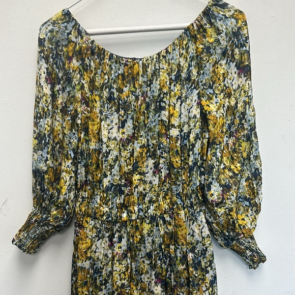 PRABAL GURUNG Printed Ruffle-Trim Off-the-Shoulder Dress - Picture 5 of 5